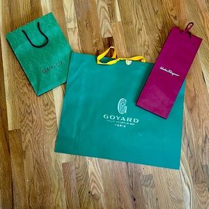 Empty Goyard Shopping Bag (Authentic)